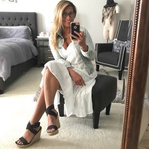 STUART WEITZMAN ALEX WEDGE IN BLACK 6